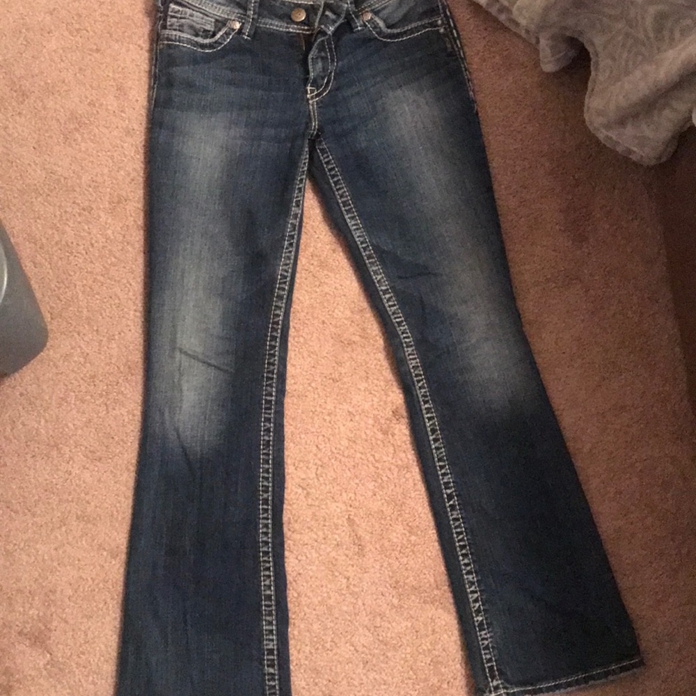 Silver jeans